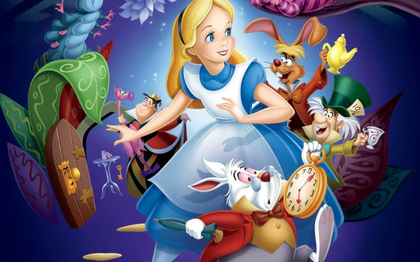 Alice (Alice in Wonderland) movie Alice In Wonderland (1951) HD Desktop Wallpaper | Background Image