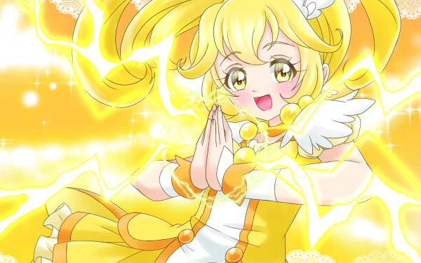 Kise Yayoi Cure Peace Anime smile precure! HD Desktop Wallpaper | Background Image