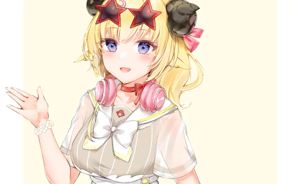 hololive Tsunomaki Watame Anime Virtual Youtuber HD Desktop Wallpaper | Background Image