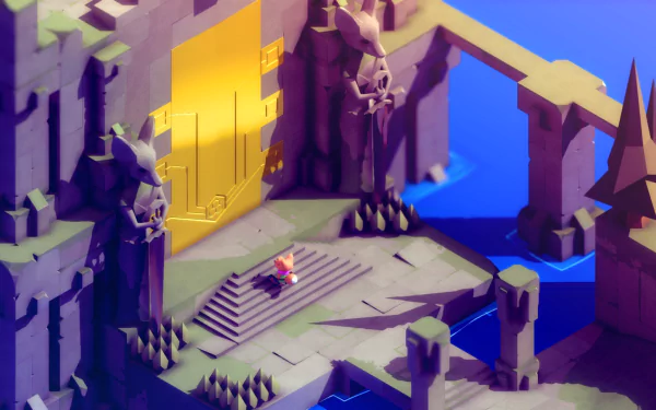 video game Tunic HD Desktop Wallpaper | Background Image