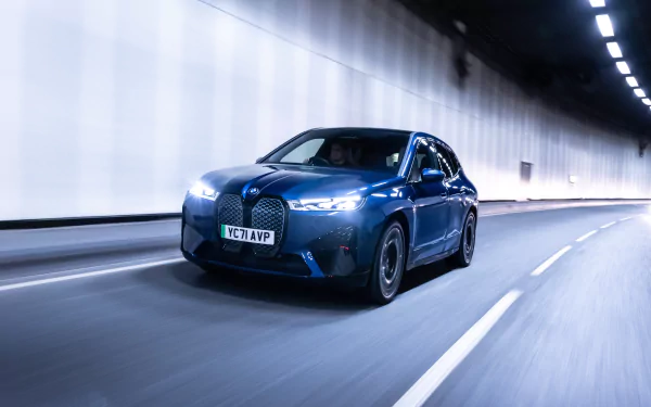 SUV vehicle BMW iX xDrive40 Sport HD Desktop Wallpaper | Background Image