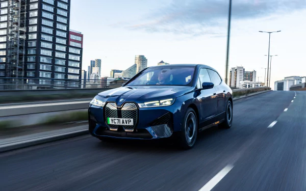 SUV vehicle BMW iX xDrive40 Sport HD Desktop Wallpaper | Background Image