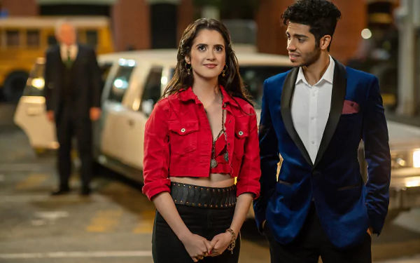 Mena Massoud Laura Marano movie The Royal Treatment HD Desktop Wallpaper | Background Image