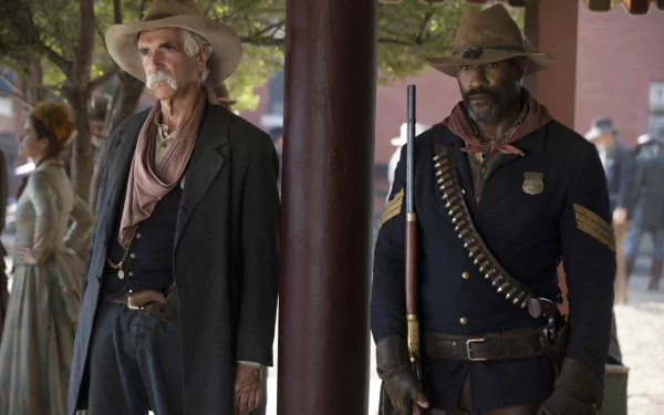 LaMonica Garrett Sam Elliott TV Show 1883 HD Desktop Wallpaper | Background Image