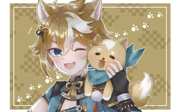 Gorou (Genshin Impact) video game Genshin Impact HD Desktop Wallpaper | Background Image