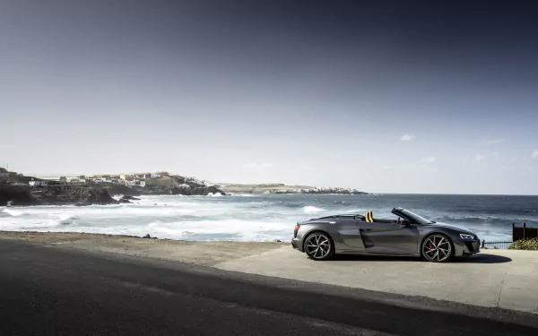 cabriolet vehicle Audi R8 V10 HD Desktop Wallpaper | Background Image