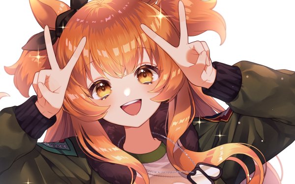 Anime Uma Musume: Pretty Derby Mayano Top Gun HD Wallpaper | Background Image