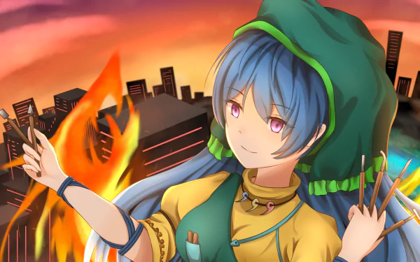 Haniyasushin Keiki Anime Touhou HD Desktop Wallpaper | Background Image