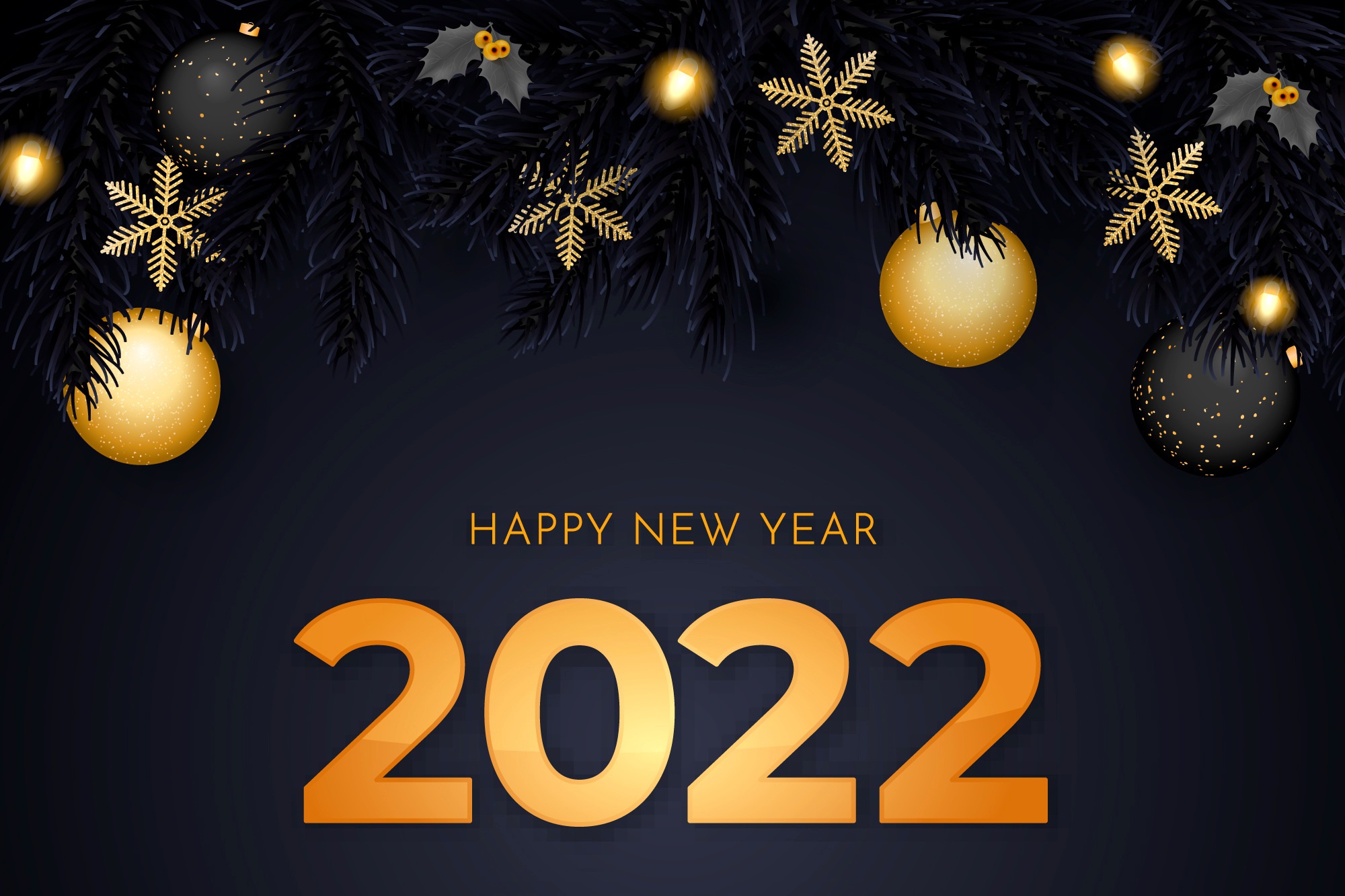 Download Happy New Year Holiday New Year 2022 HD Wallpaper