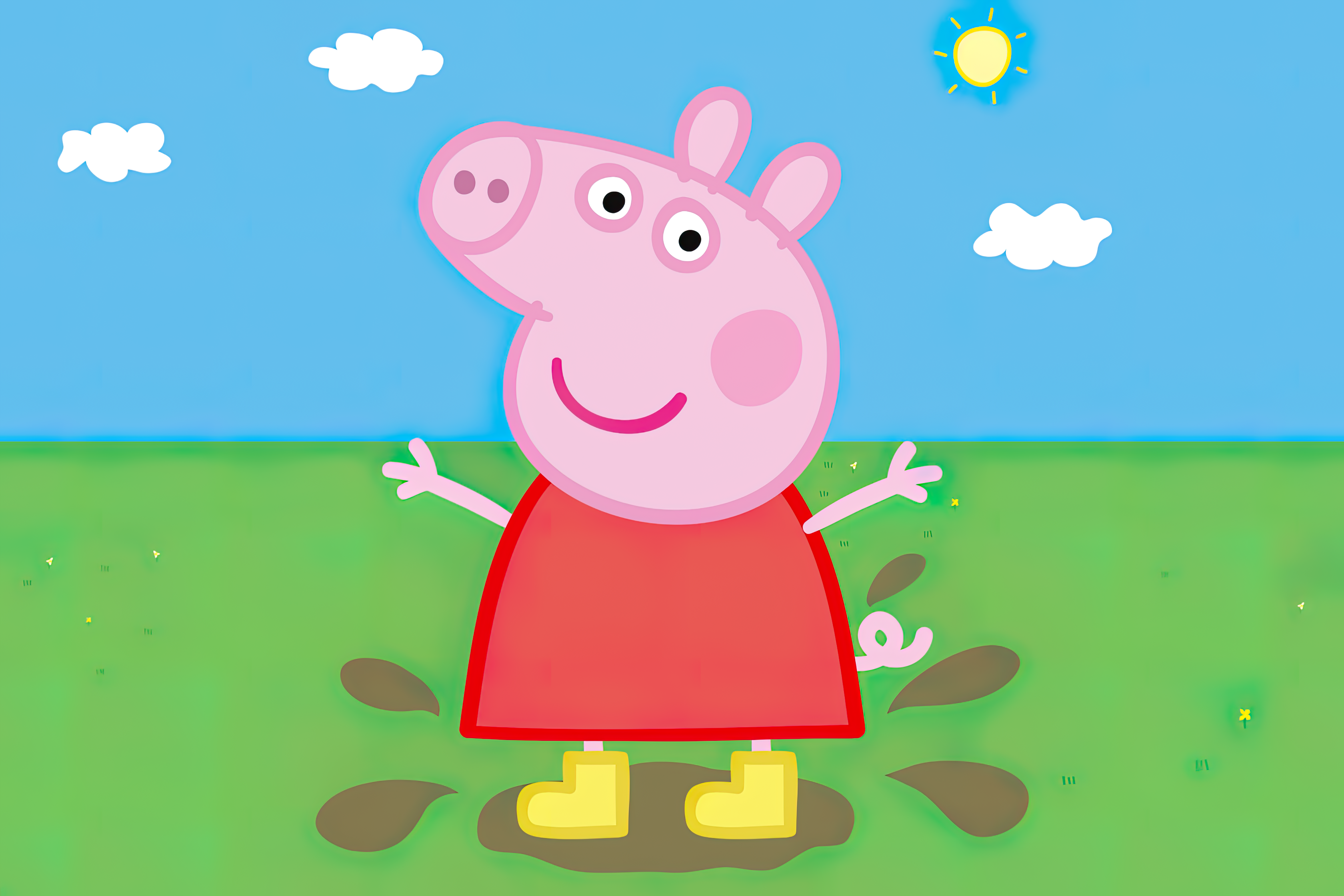 Who is inside Peppa Pig's house in the Peppa Pig house wallpaper? :  r/peppapiglore