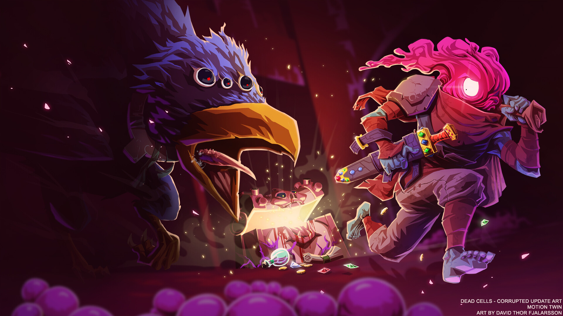Dead Cells - Corrupted Update Art by David Thor Fjalarsson