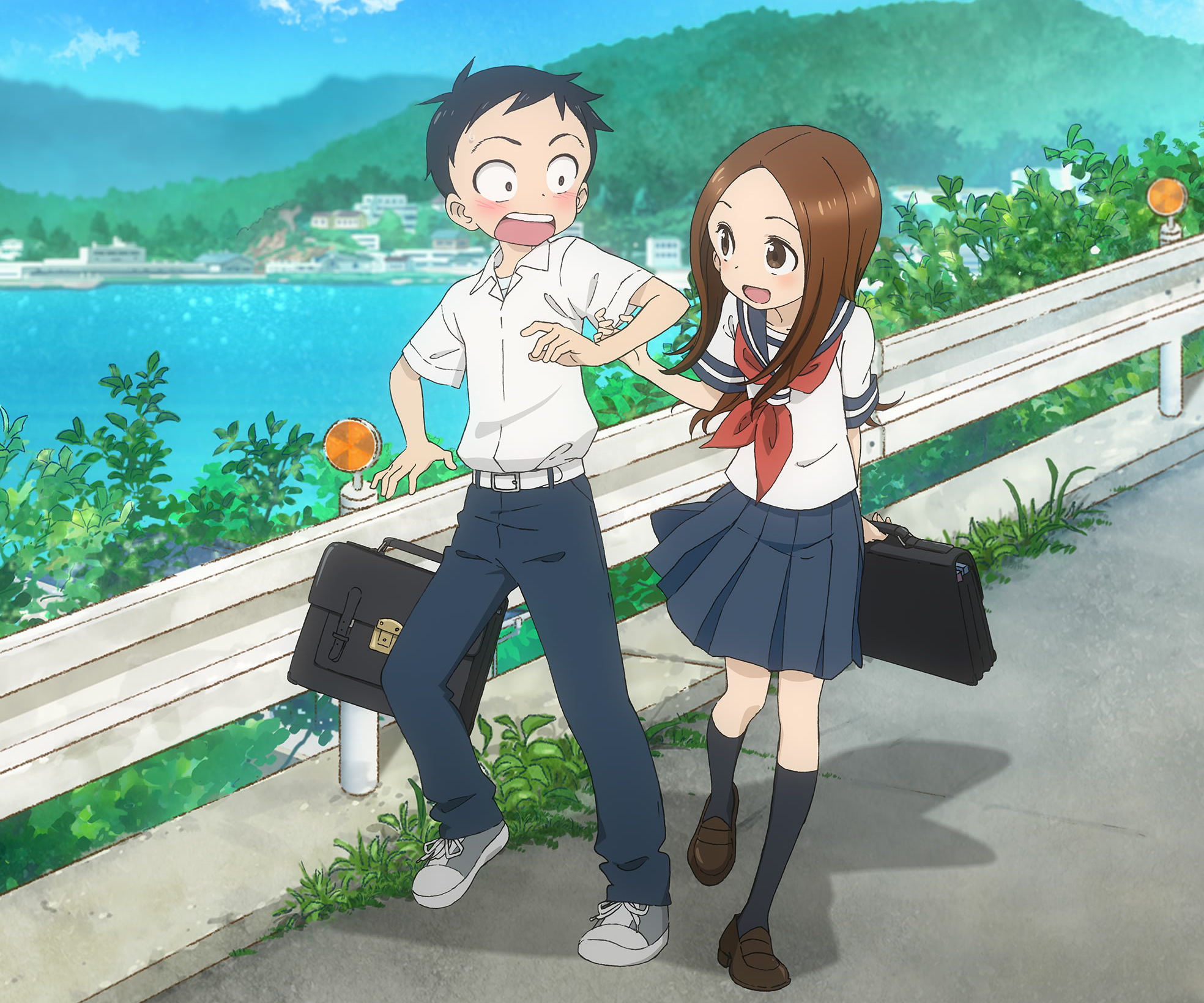 Download Nishikata (Karakai Jouzu No Takagi-san) Takagi (Karakai Jouzu No  Takagi-san) Anime Karakai Jouzu No Takagi-san Karakai Jouzu No Takagi-san  HD Wallpaper