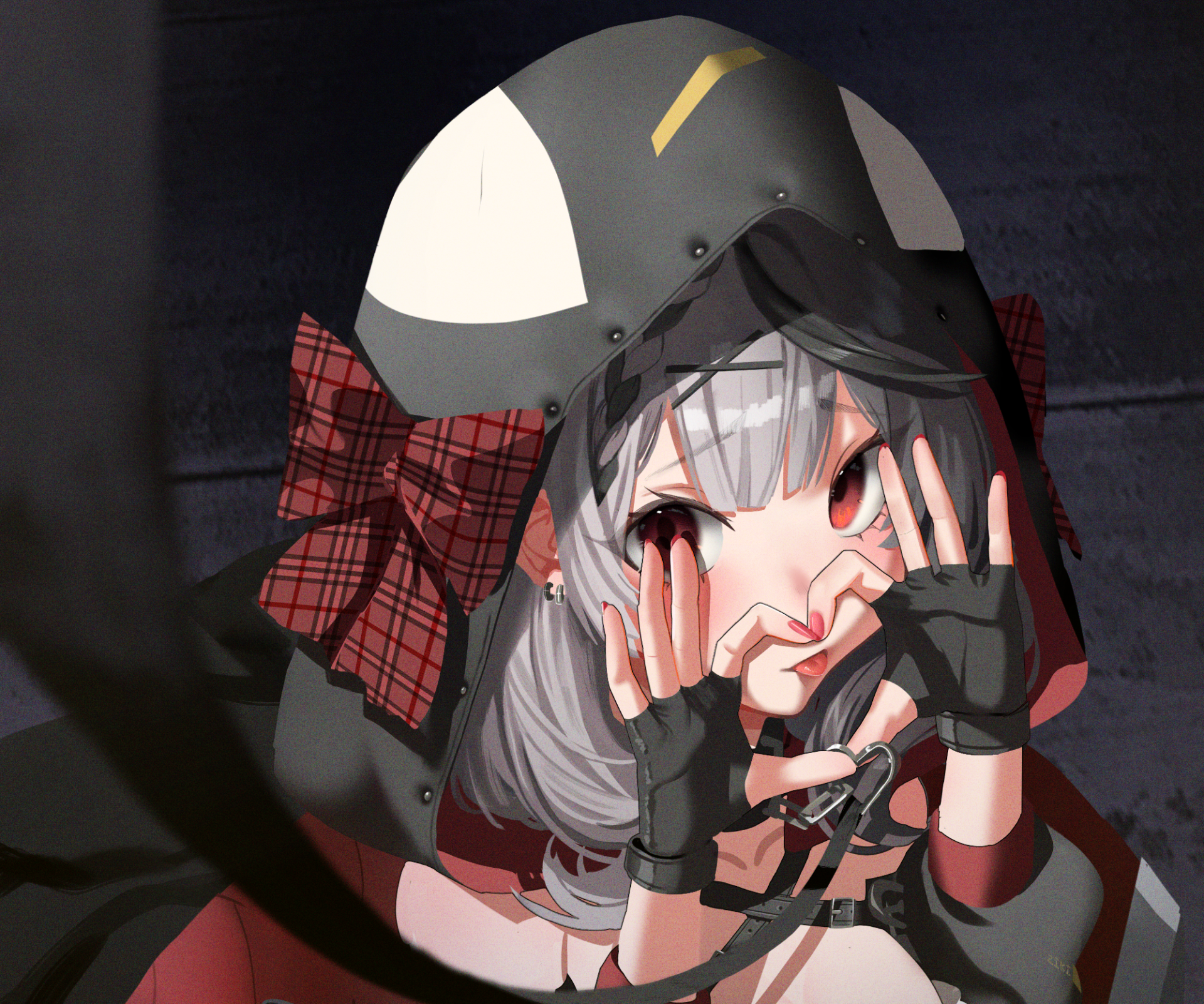 Download Hololive Sakamata Chloe Anime Virtual Youtuber HD Wallpaper