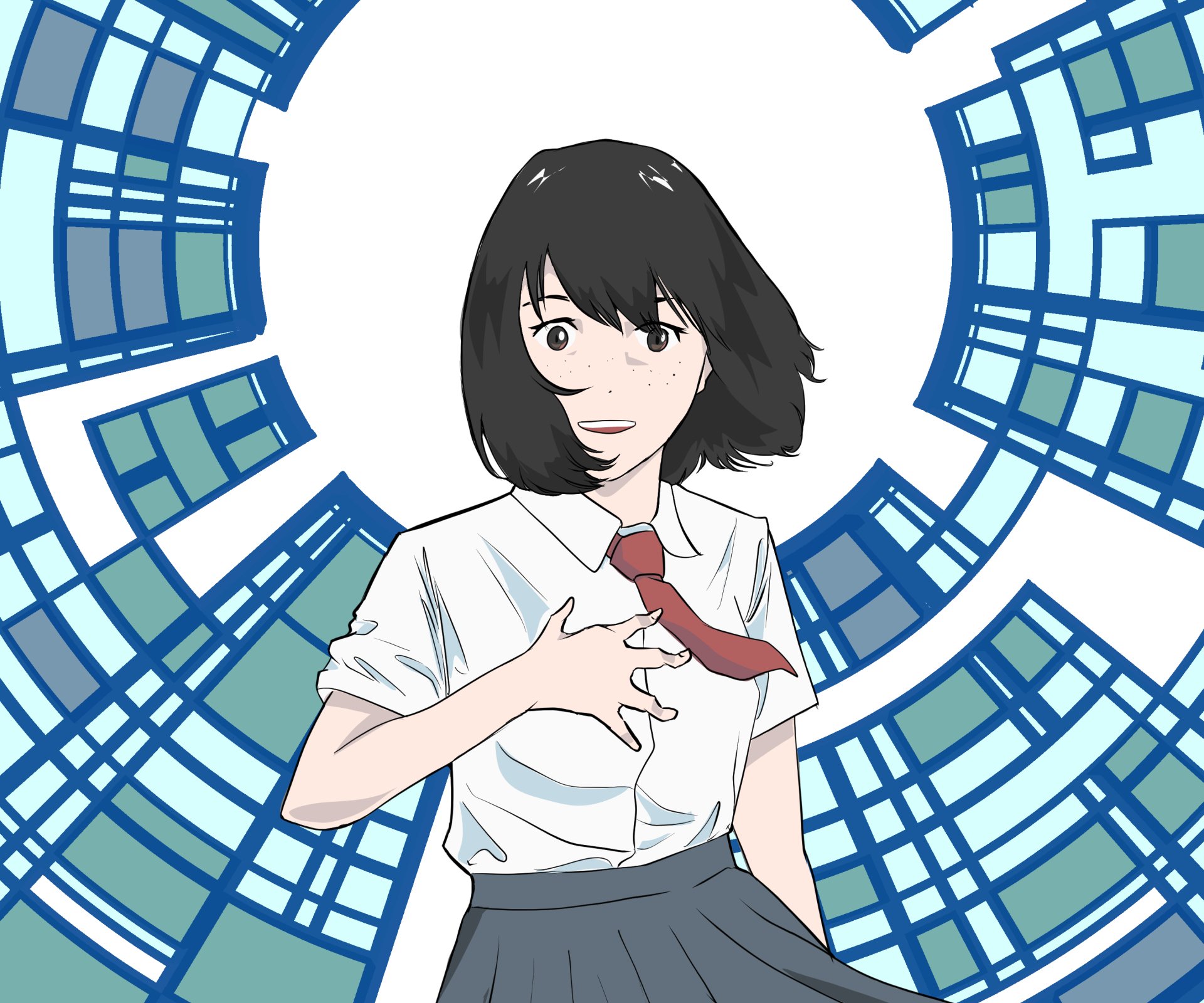 Download Suzu Naitou Anime Belle (2021) HD Wallpaper