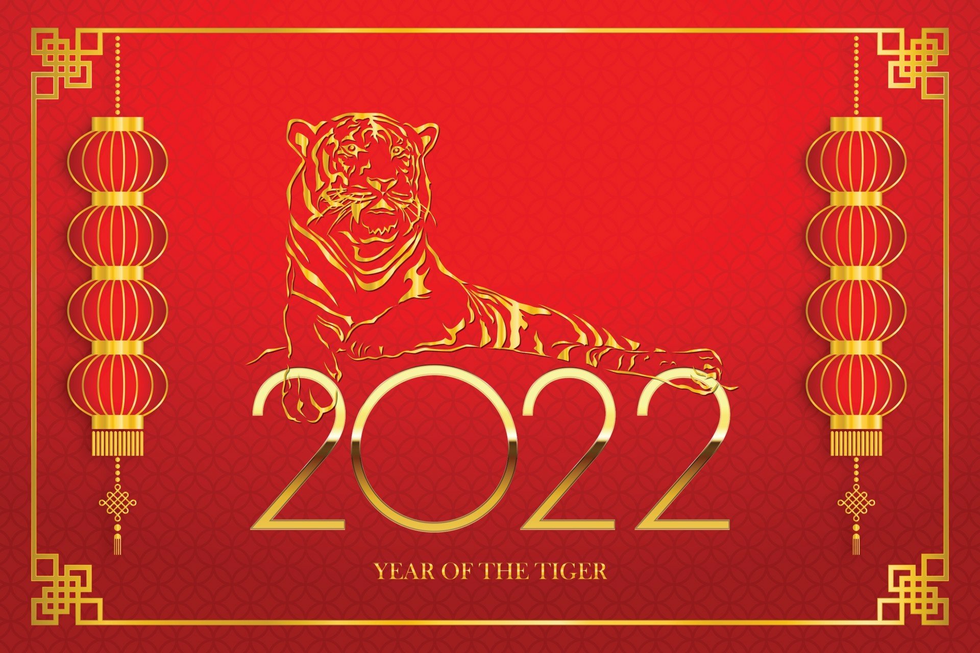 Download Year Of The Tiger Holiday Chinese New Year HD Wallpaper