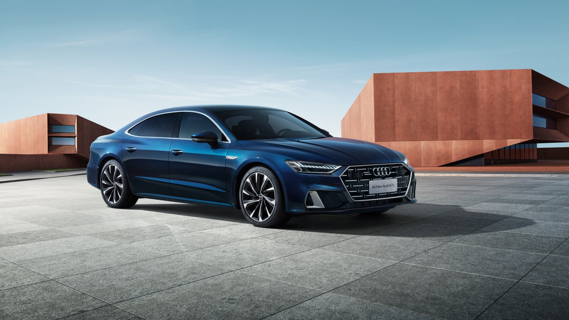 Download Audi A7L 55 TFSI Quattro S Line Vehicle Audi A7 4k Ultra HD Wallpaper