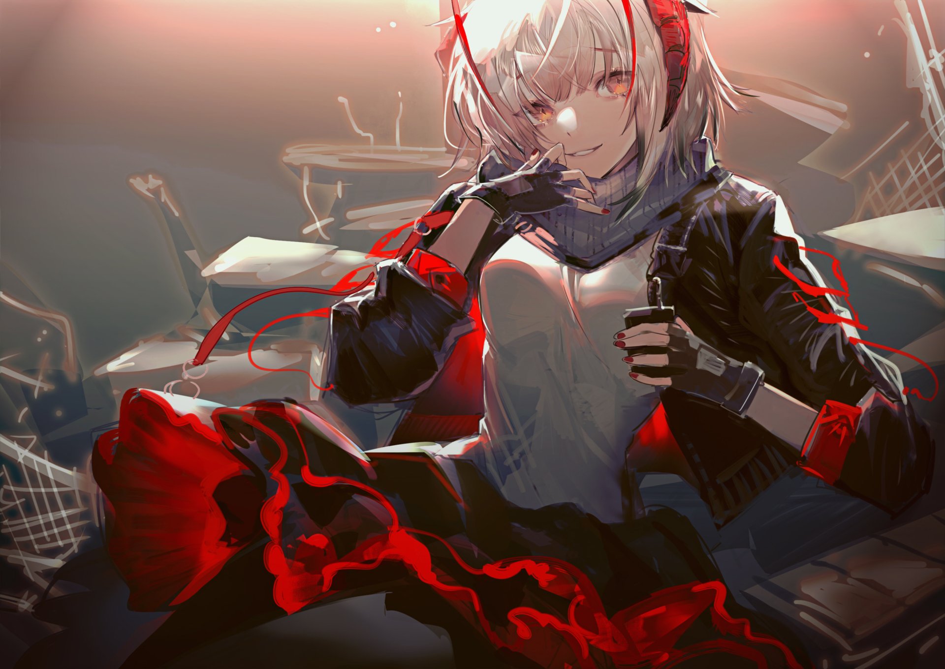 Download W (Arknights) Video Game Arknights HD Wallpaper