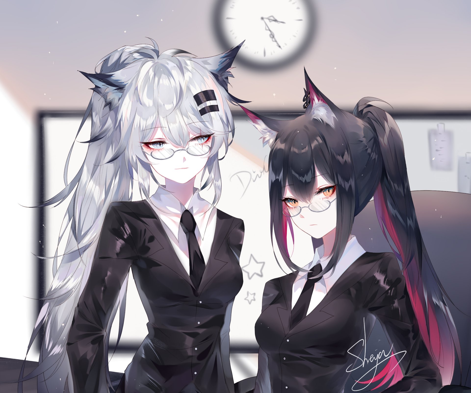 Download Texas (Arknights) Lappland (Arknights) Video Game Arknights HD Wallpaper