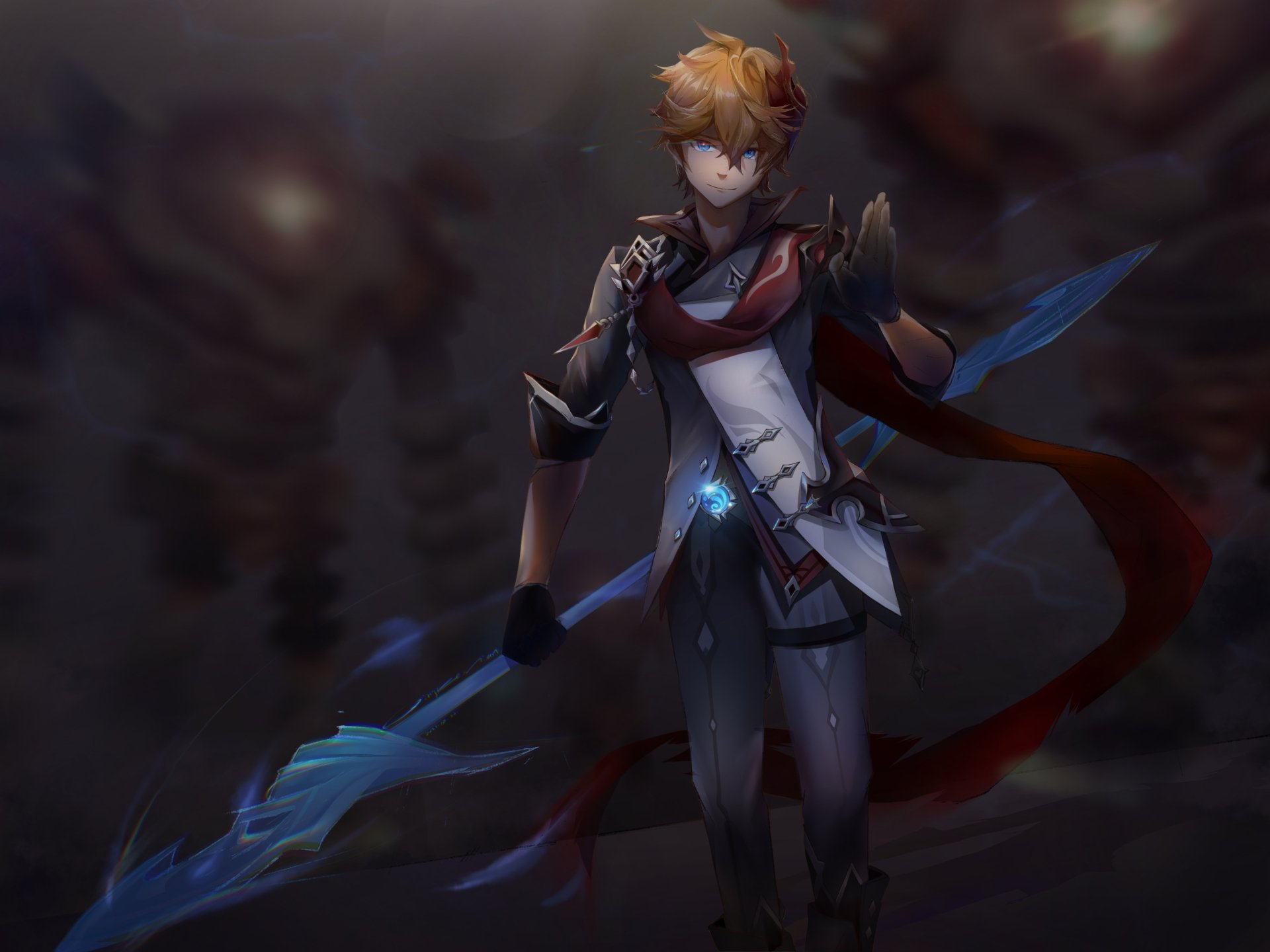 Download Tartaglia Childe (Genshin Impact) Video Game Genshin Impact 4k Ultra HD Wallpaper by 青稞面丶