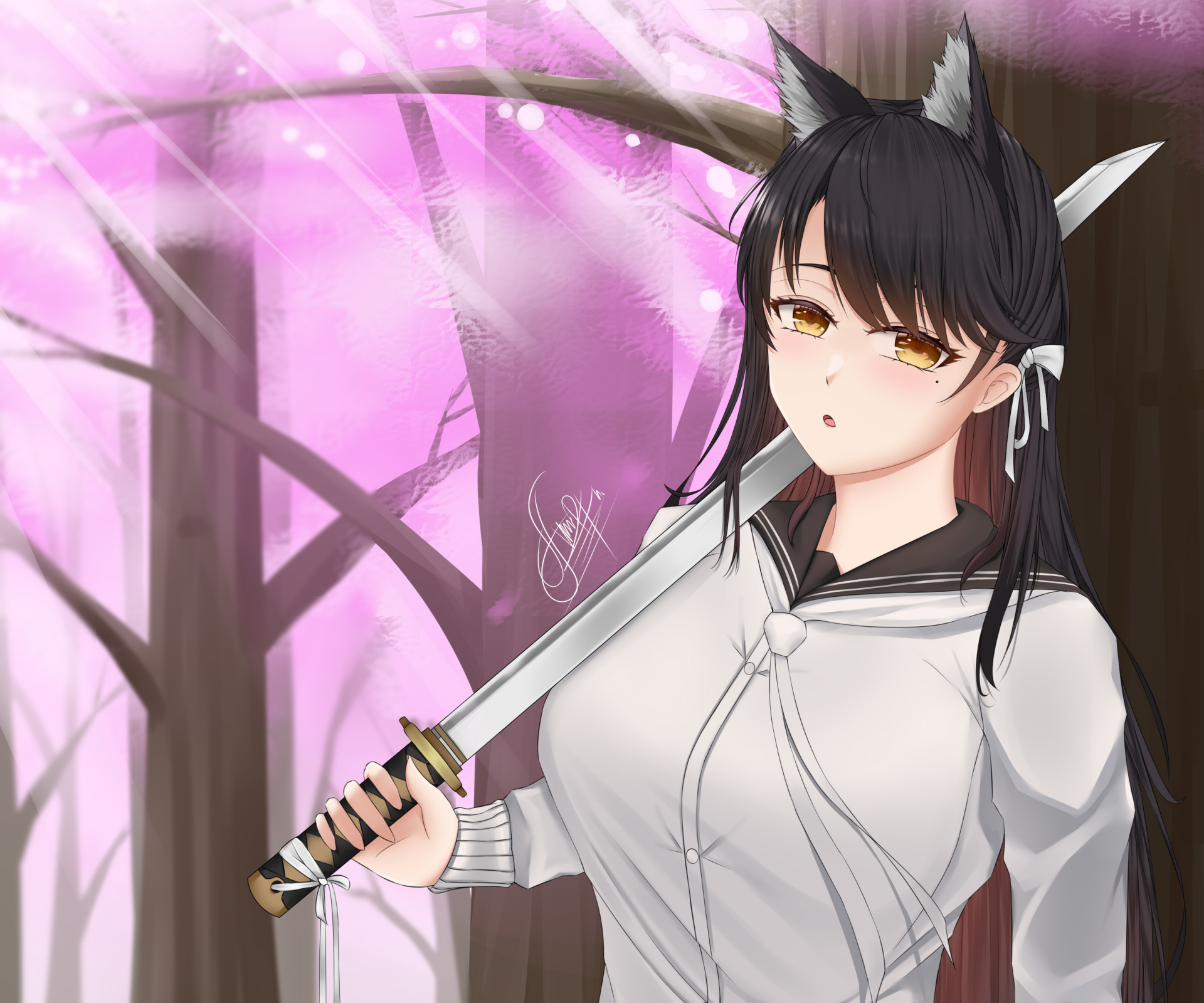 Download Atago (Azur Lane) Anime Azur Lane HD Wallpaper