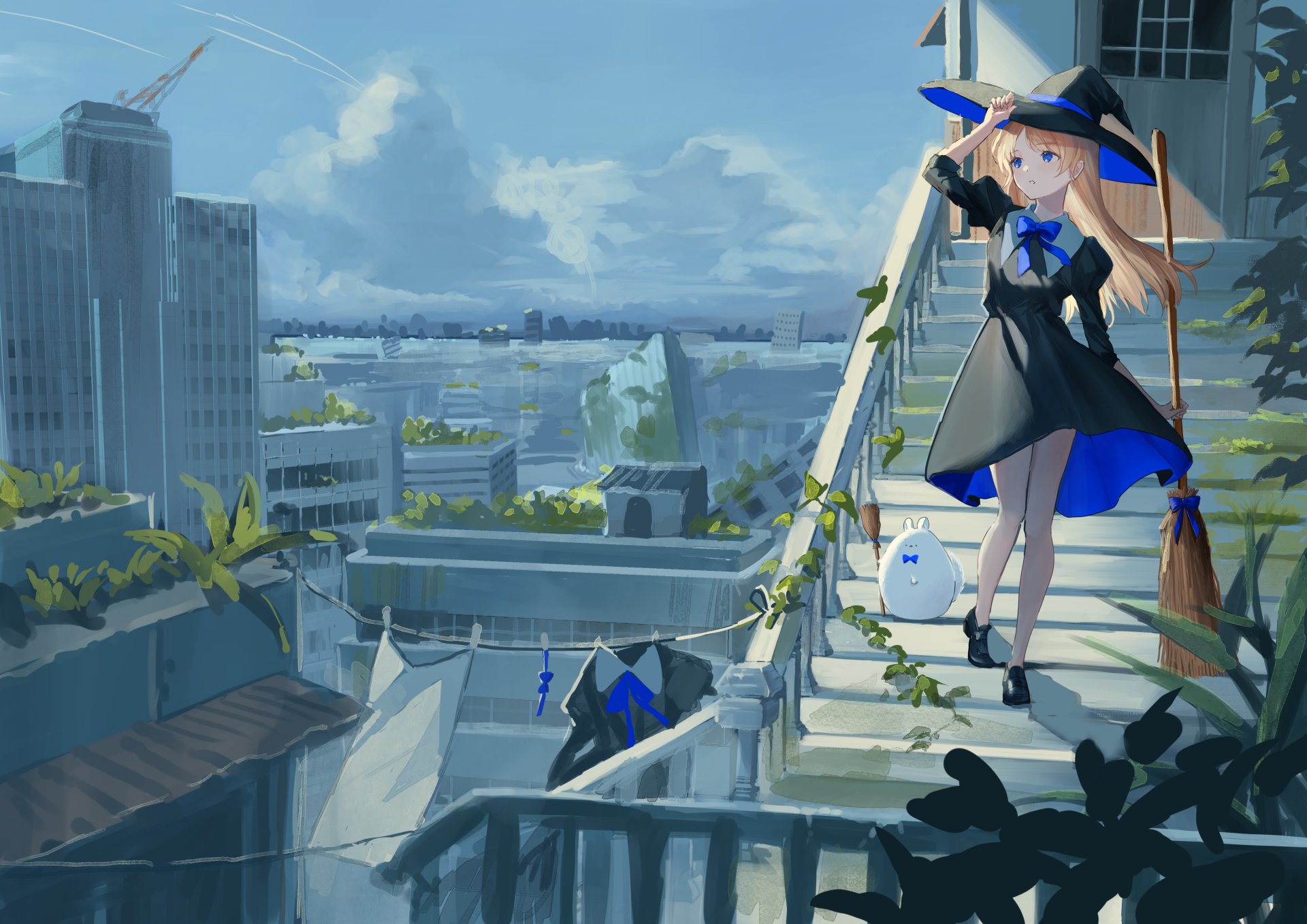 Download Anime Witch 4k Ultra HD Wallpaper