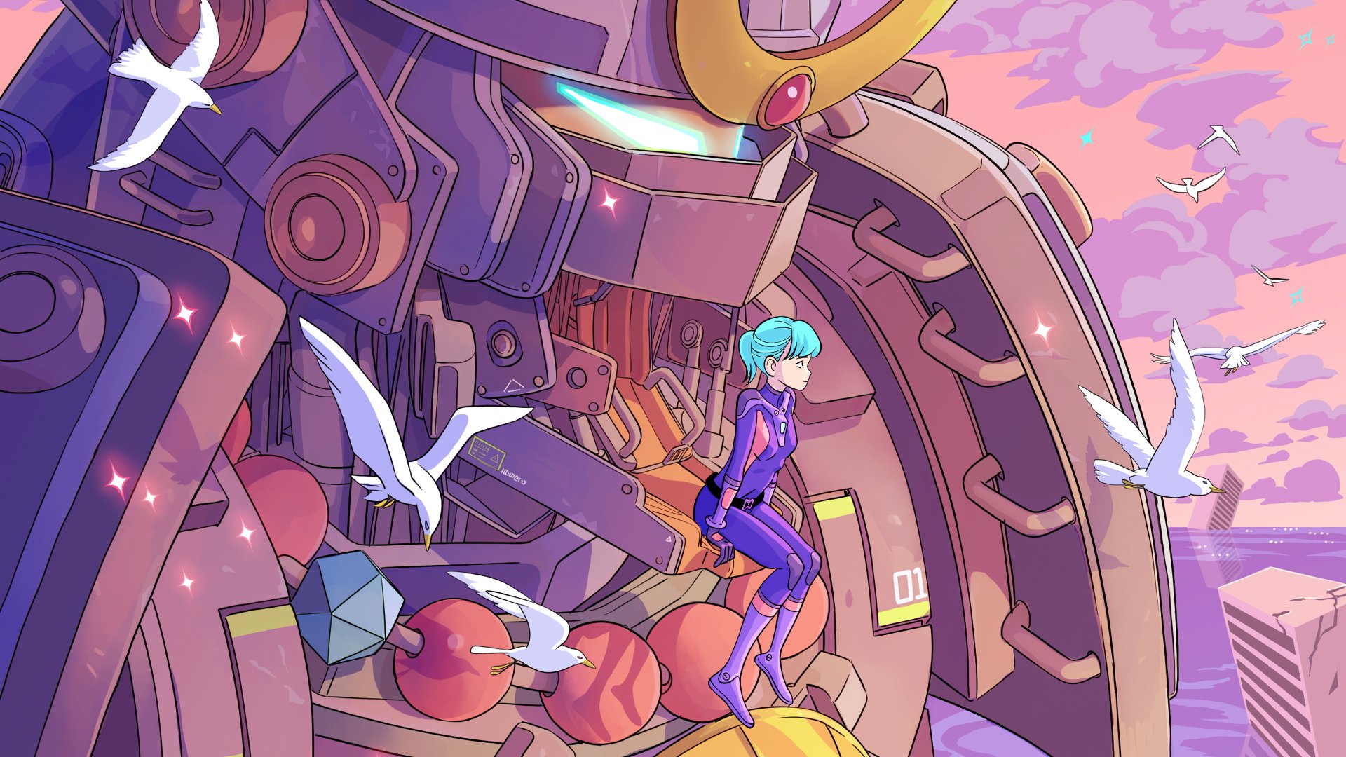 Download Mecha Sci Fi Woman 4k Ultra HD Wallpaper by AllielChris