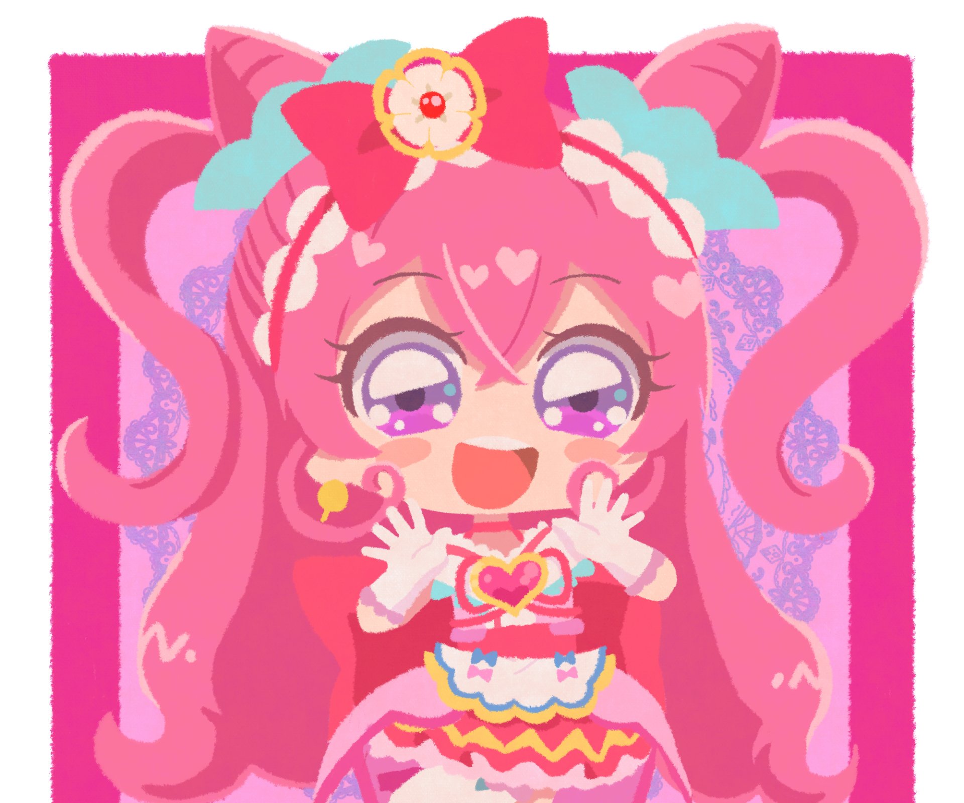 Download Nagomi Yui Cure Precious Anime Delicious Party Precure HD Wallpaper