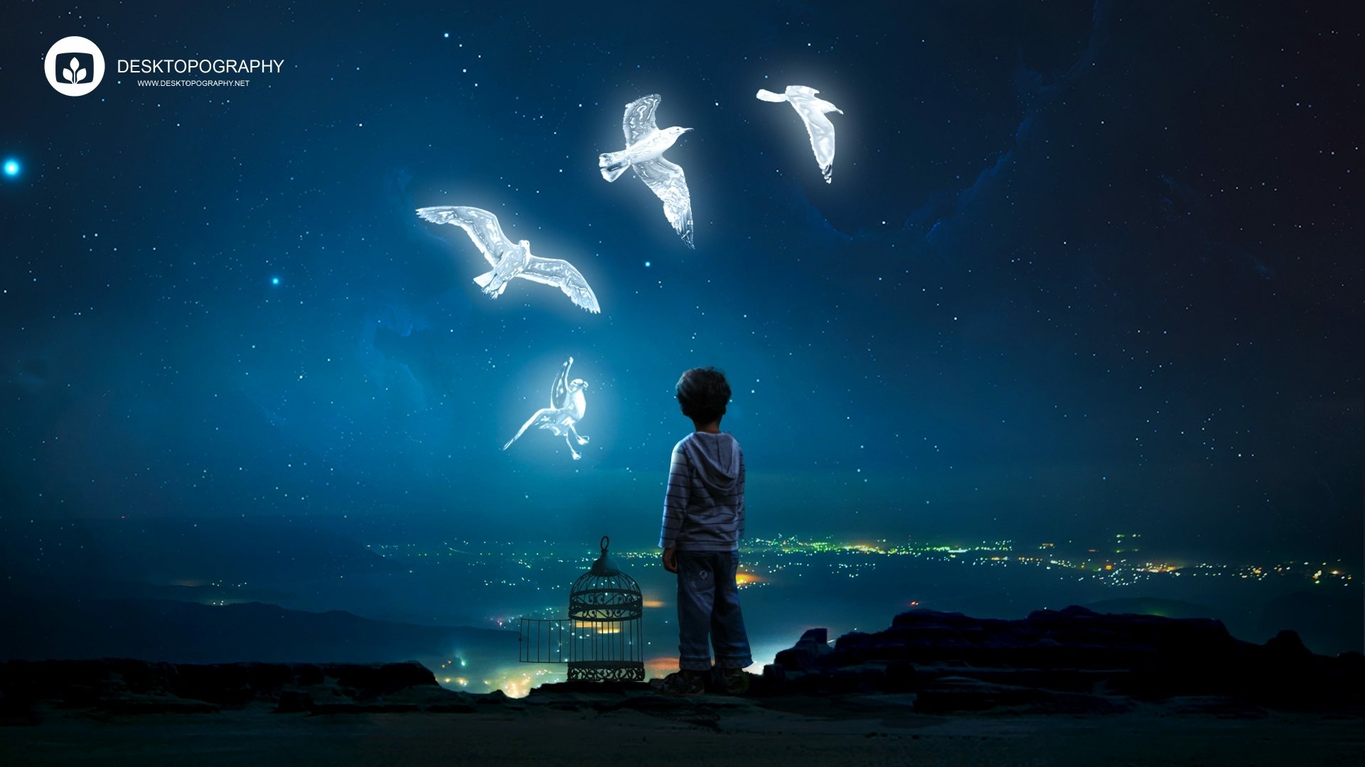 Download Artistic Desktopography 4k Ultra HD Wallpaper by Mohamed Saber