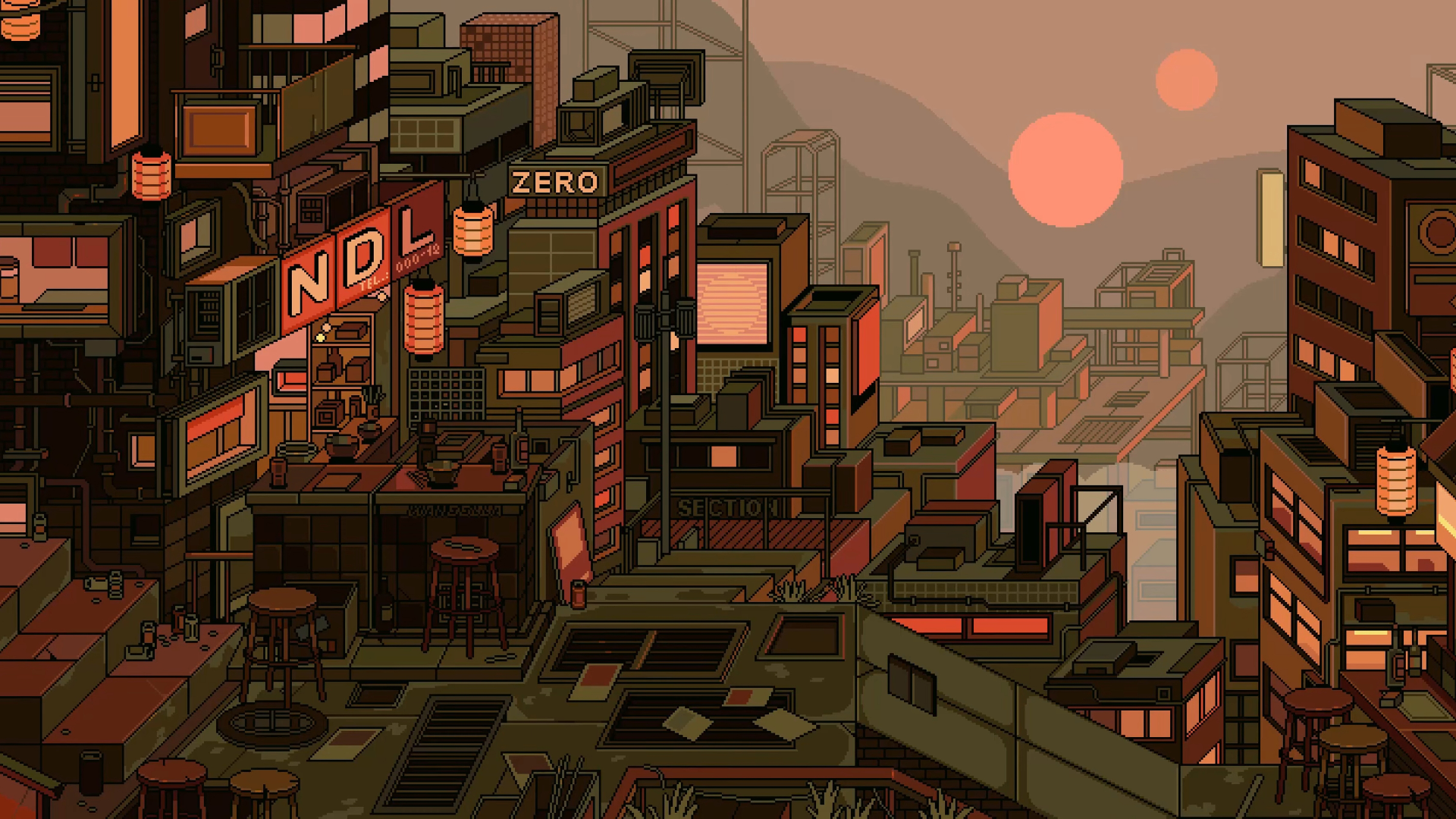 city background drawings