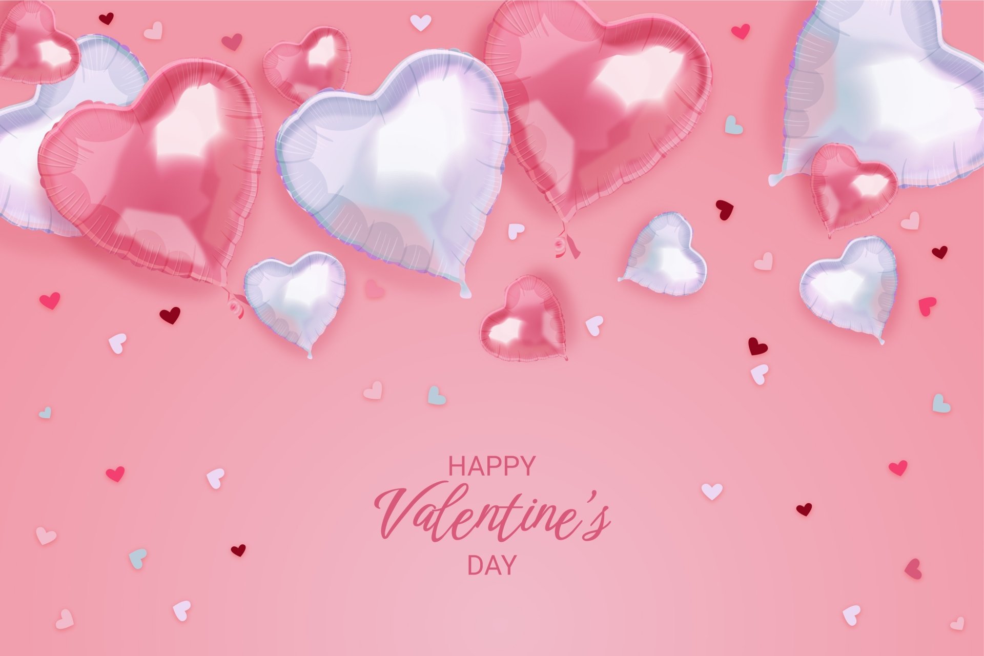 Download Balloon Happy Valentine's Day Romantic Love Holiday Valentine's Day HD Wallpaper