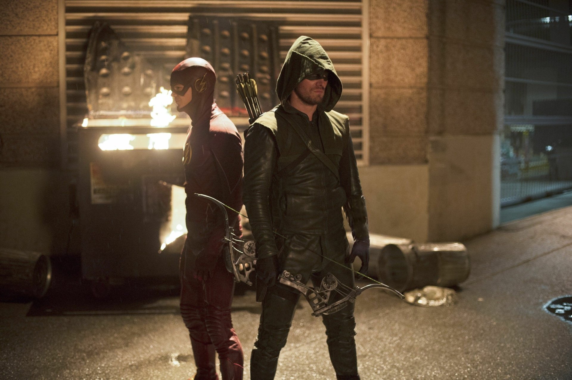 Download DC Comics Green Arrow Flash TV Show The Flash (2014) HD Wallpaper