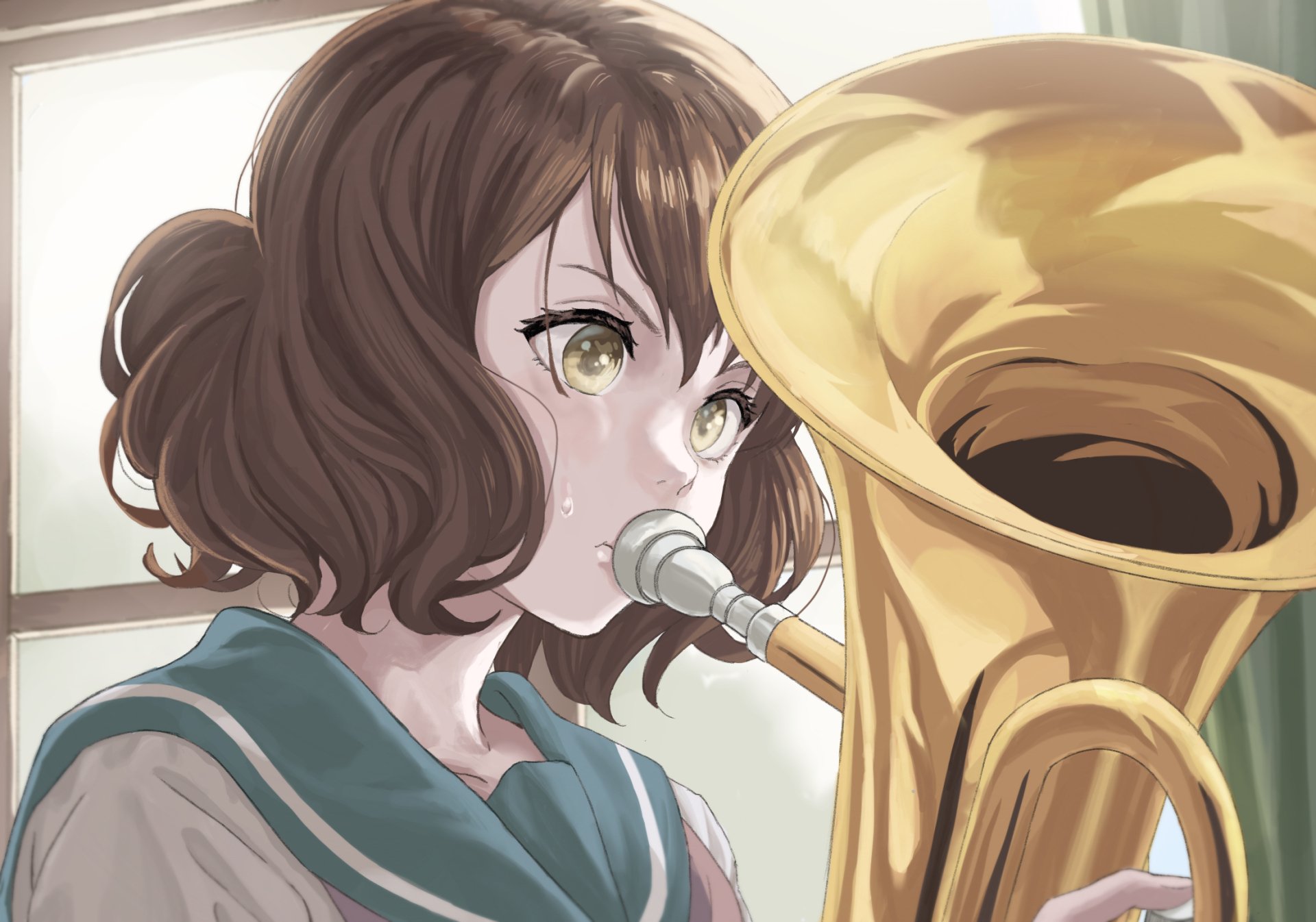 Download Kumiko Oumae Anime Sound! Euphonium HD Wallpaper