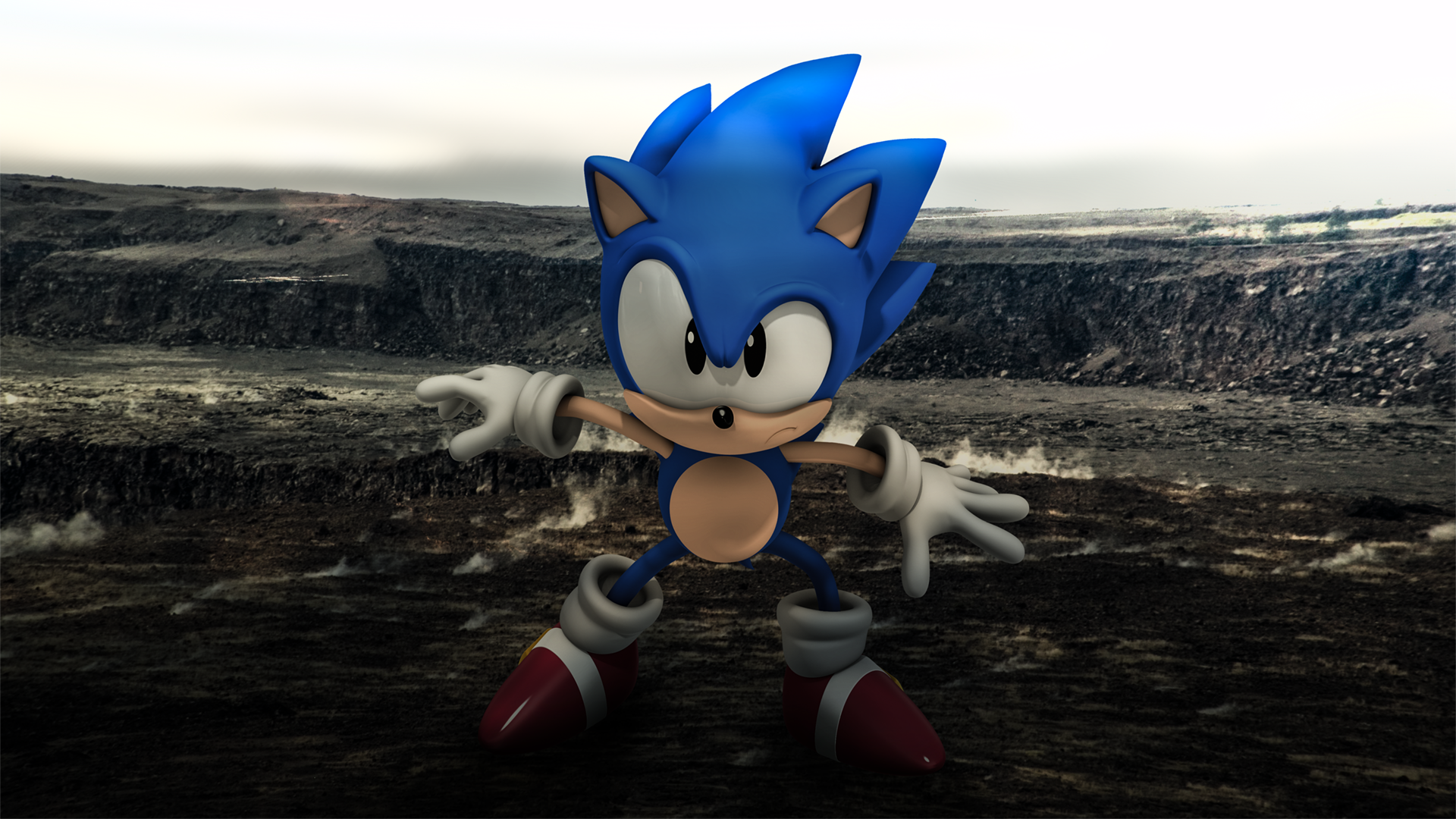 Download Classic Sonic Sonic The Hedgehog Video Game Sonic CD HD Wallpaper  by Light-Rock