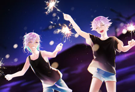 Nayuta Yatonokami Kanata Yatonokami Anime Paradox Live HD Desktop Wallpaper | Background Image