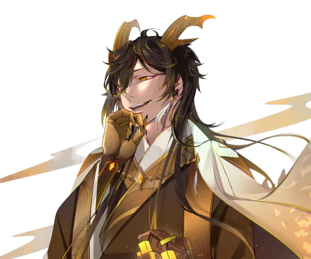 Zhongli (Genshin Impact) Rex Lapis video game Genshin Impact HD Desktop Wallpaper | Background Image