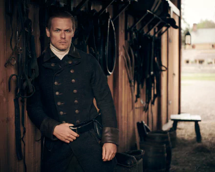Jamie Fraser Sam Heughan TV Show Outlander HD Desktop Wallpaper | Background Image