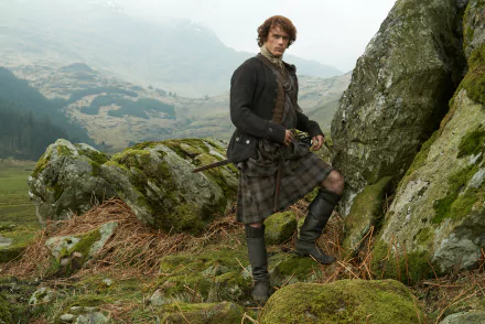 Jamie Fraser Sam Heughan TV Show Outlander HD Desktop Wallpaper | Background Image