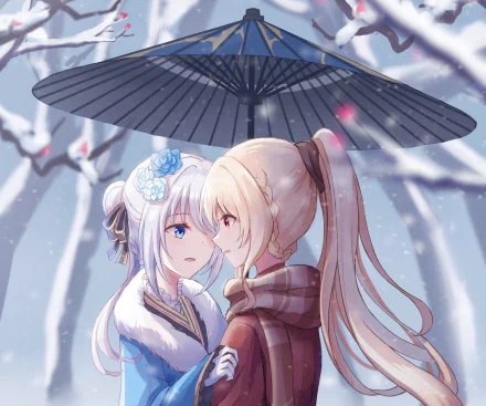 Mitama Yakumo Momoko Togame Anime Magia Record Mahou Shoujo Madoka ☆ Magica Gaiden HD Desktop Wallpaper | Background Image