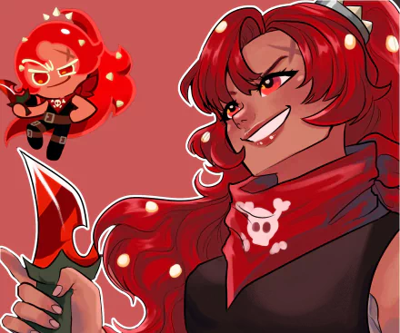 Chili Pepper Cookie (Cookie Run) video game Cookie Run: OvenBreak HD Desktop Wallpaper | Background Image