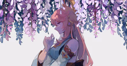 Yae Miko Guuji (Genshin Impact) video game Genshin Impact HD Desktop Wallpaper | Background Image