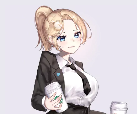 hololive Watson Amelia Anime Virtual Youtuber HD Desktop Wallpaper | Background Image