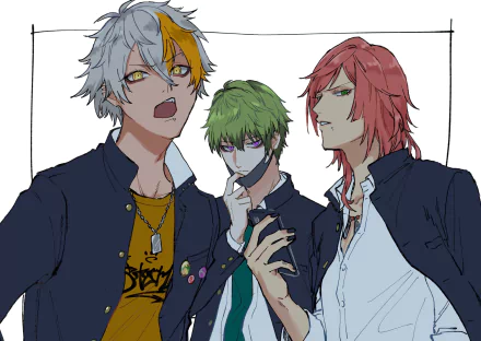 Mizuki (BlackStar) Lico (BlackStar) Heath (BlackStar) video game BlackStar ~Theater Starless~ HD Desktop Wallpaper | Background Image