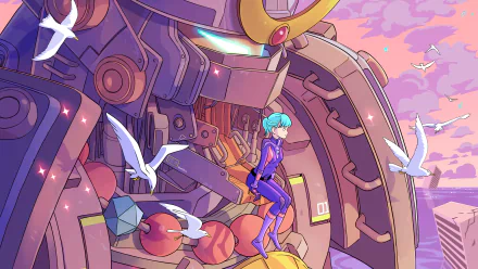 mecha Sci Fi woman HD Desktop Wallpaper | Background Image