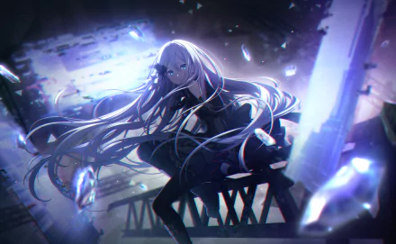 Yoisaki Kanade video game Project Sekai: Colorful Stage! feat. Hatsune Miku HD Desktop Wallpaper | Background Image