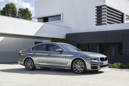 silver car vehicle BMW 5 Series HD Desktop Wallpaper | Background Image
