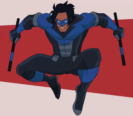 Dick Grayson Nightwing Comic Teen Titans HD Desktop Wallpaper | Background Image