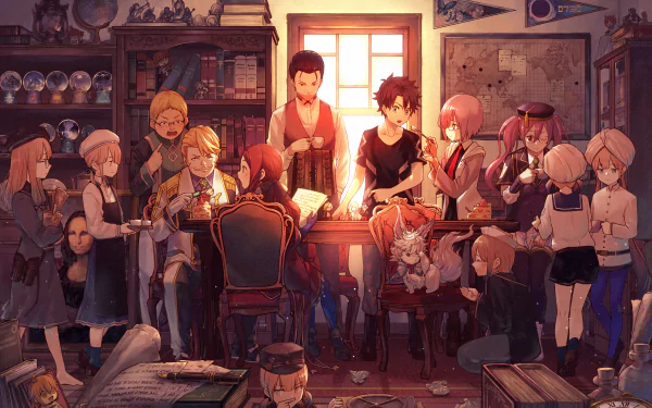 Gudako (Fate/Grand Order) Mashu Kyrielight Captain Nemo (Fate/Grand Order) Sherlock Holmes (Fate/Grand Order) Leonardo da Vinci (Fate/Grand Order) Fate/Grand Order : Cosmos in the Lostbelt Anime Fate/Grand Order HD Desktop Wallpaper | Background Image