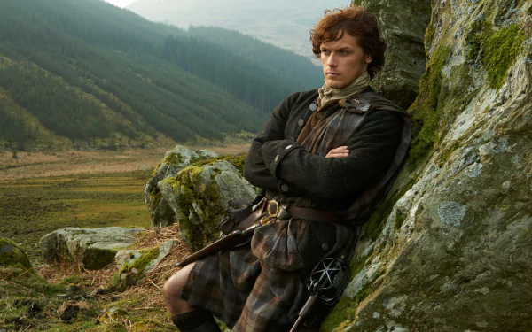 Jamie Fraser Sam Heughan TV Show Outlander HD Desktop Wallpaper | Background Image