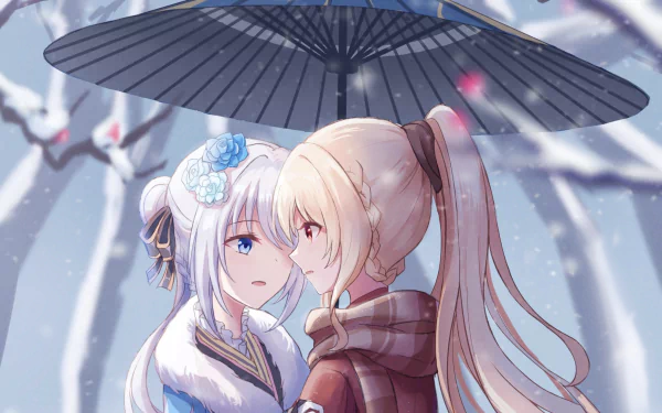 Mitama Yakumo Momoko Togame Anime Magia Record Mahou Shoujo Madoka ☆ Magica Gaiden HD Desktop Wallpaper | Background Image