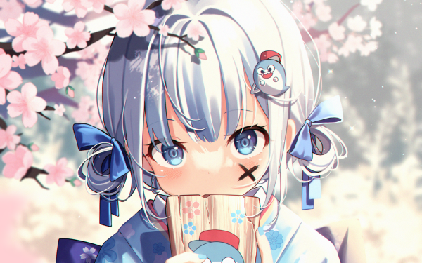 Anime Virtual Youtuber Gawr Gura Hololive HD Wallpaper | Background Image